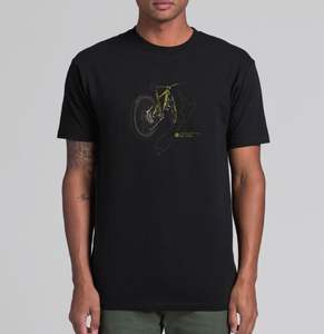 Chill Merchandise: Chill Bike T-Shirt Men's - Black