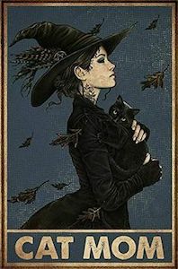 Best Selling Items: Cat mom themed halloween decor