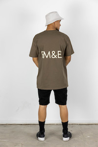 Mens T Shirt: LONDON TEE BROWN