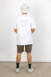 Mens T Shirt: EDEN TEE WHITE