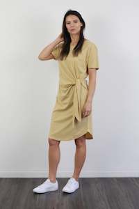Bargins: *SADIE SIDE KNOT DRESS SAND