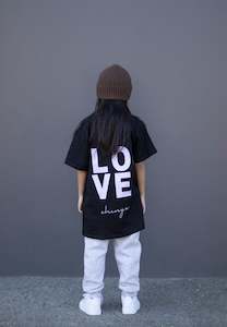 Kids T Shirts: TRIS TEE BLACK