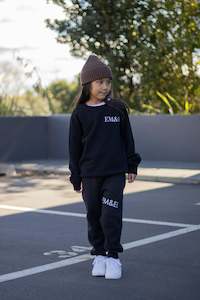 Kids Bottoms: REPUBLIC TRACKIES BLACK