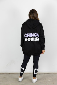 ORZO HOODY BLACK/PURPLE