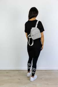 ASH MINI CORD BACKPACK GREY