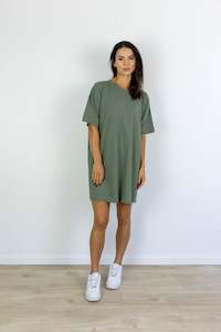 OLIVE EASE TEE / DRESS (PRE-ORDER)