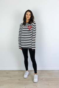 Womens Longsleeves: THE LOVER STRIPE LONG SLEEVE