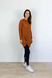 Dress: AFTERGLOW DRESS RUST