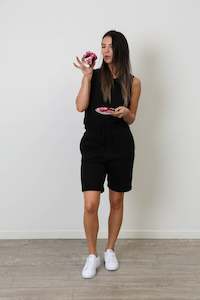 BASIC SHORTS GREY BLACK