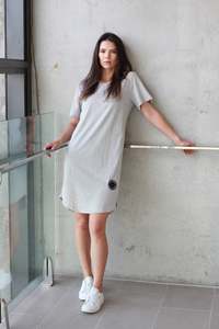 Dress: BASIC DRESS GREY