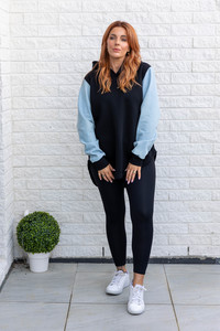 Womens Hoodies: MAYA HOODY DENIM