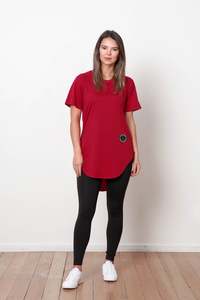 Bargains: *BASIC TEE BURGUNDY