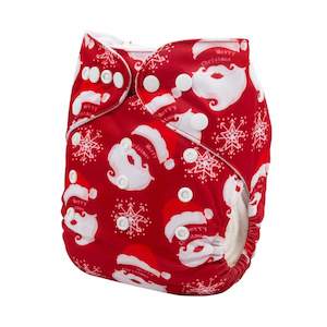 OSFM Pocket Nappy - QD47A (Limited CHRISTMAS PRINT)