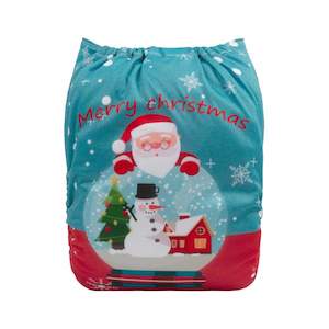 OSFM Pocket Nappy - QD57A (Limited CHRISTMAS PRINT)