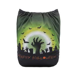 Alva Osfm Pocket Nappies 1: OSFM Pocket Nappy - QD38A (Limited HALLOWEEN PRINT)