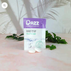 Dazz Nz Cleaning Tablets: DAZZ Hand Soap- [Refill Tablets]Eucalyptus Mint