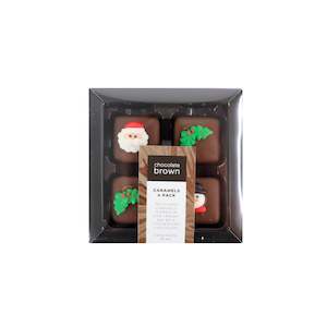 Milk Chocolate Christmas Caramel Deco's 4Pk