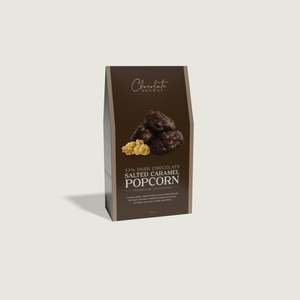 More Treats: Artisan Chocolates Drops Salted Caramel Popcorn 53% Dark | 150g