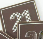 Birthday chocolates - designed and handmade in by Chocolates Are Us: 21st design chocolates - singles