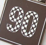 Birthday chocolates - designed and handmade in by Chocolates Are Us: 90th design chocolates - gift packs