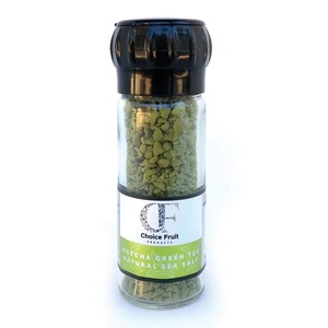 Natural Sea Salts: Matcha Green Tea Natural Sea Salt - 90g