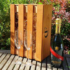 Gift Hampers Beverage: Gift Box - Mumm Grand Cordon Champagne Brut +/- Glasses