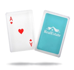 Bridge Size Playing Cards – Plastic Case