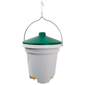 Tube Drinkers: Drink-o-Matic  12L Poultry Hanging Bucket Drinker with Nipples