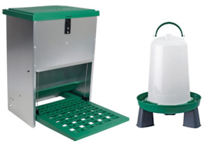 Feed-o-Matic 12kg Feeder + Drink-o-Matic 10L Drinker  Combo