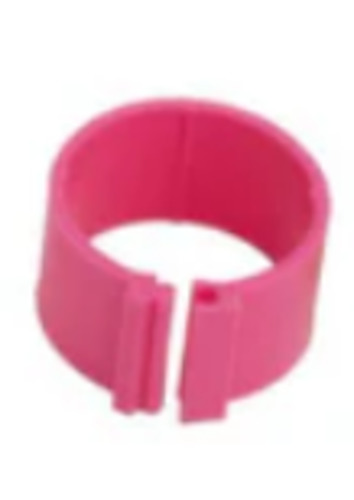 Best Selling Collection: 16mm Leg Rings "Fluro Pink" -10 pk