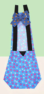 Chicken Diaper Blue Stars