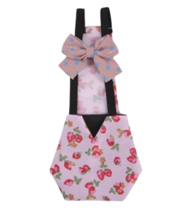 Accessories: Chicken Diaper Pink strawberry