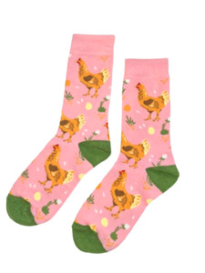Whats New: Pink Chicken Socks