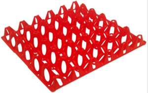 Accessories: Plastic Egg Tray Single - Red