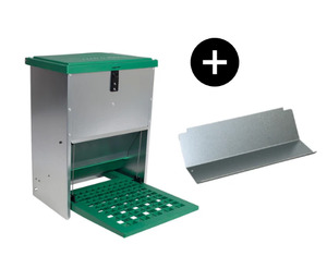 Drinkers Feeders: 12kg Feed-O-Matic + Rat Guard