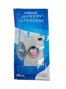 Accommodation & Cafeteria Amenities: Aa Laundry Liquid Sachets 20ml 125s