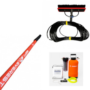 Window Cleaning: Everest Pro 60 Premium Cf Pole Kit + Everest 10l Pure Water Tank W/ Resin