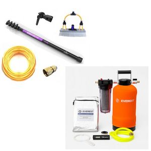 Ova8 Hybrid Pole Kit 6m + Everest 10l Pure Water Tank W/ Resin