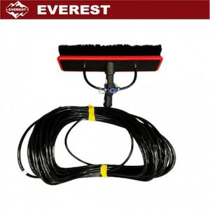Everest Black 28cm/11" Brush Complete Kit Set (8mm Hose, Gooseneck)