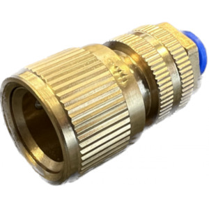 Window Cleaning: Push Fit Hose Connection Fitting 8mm - Female Brass