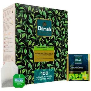 Accommodation & Cafeteria Amenities: Dilmah Enveloped Tea Bags Flavoured 100s - Peppermint