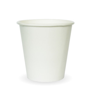 Biocup Single Wall White Hot Cup 230ml/60z 1000s