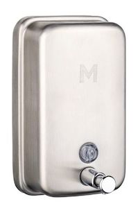Matthews Stainless Steel Refillable Soap Dispenser 1.2l - Vertical