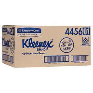 Consumables: Kleenex 4456 I/fold Optimum White 1 Ply Paper Towel 120s X 20