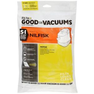 Nilfisk Gm200/300/400/500 King M/l Vacuum Bags 5s - F043