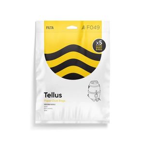 Tellus Ga70/gs80/pullman Back Pac Paper Vacuum Bags 5s - F049