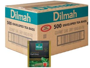 Accommodation & Cafeteria Amenities: Dilmah 80492 Enveloped Tea Bags Earl Grey 500s