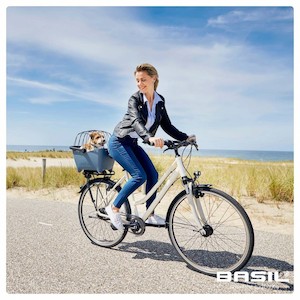 Handlebar Bags Baskets: Basil - Buddy Dog Basket Rear (MIK)