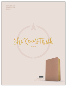 CSB She Reads Truth Bible--soft leather-look, rose gold (indexed) by Holman. Chr&hellip;