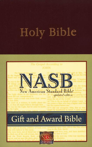 NASB Gift and Award Bible. Christian Resource Centre